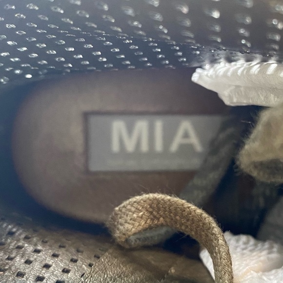 MIA Womens Shoes Havenn Combat Boots Green Vegan Leather Lace Up Chunky Trendy - Picture 8 of 12